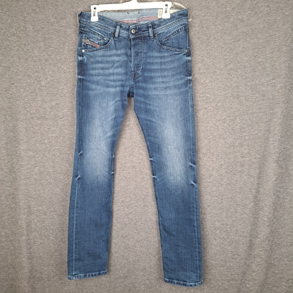Diesel Belther Jeans Mens 32x32* Blue Regular Slim Tapered Stretch Wash 084SY